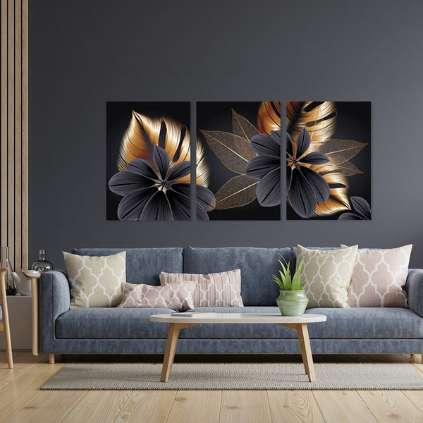 Black Glorified Canvas Art